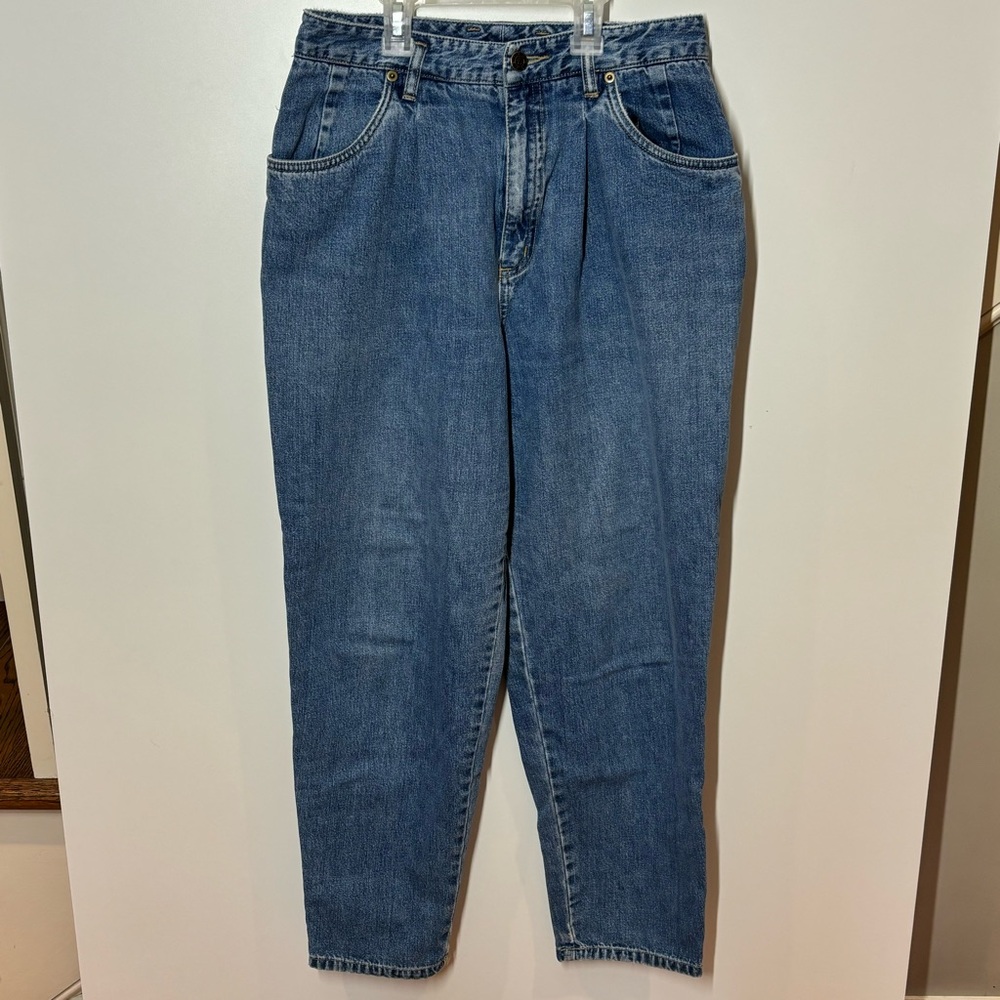 Talbots Petites High waisted pleated Mom Jean size 10P